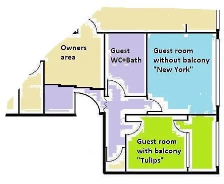 Проживание в семье Tulips - Guest Close To The Airport, Free Street Parking София